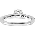 thumbnail image 5 of 14K White Gold Lab Grown Diamond Si1/Si2, G H I, Complete Eng Ring (Size 7) Made In India rm6634e-075-7cwlg, 5 of 5