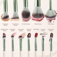 thumbnail image 4 of Set of 12 Diversity Makeup Brushes Premium Synthetic Bristles Powder Foundation Concealers Blending Lipstick Eyeshadow Eyebrow Highlighter Makeup Brush, 4 of 8
