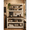 Brown+White + Particle Board, variant on 39.37" White and Black 5-Tier Bakers Rack for Kitchen with Storage, Coffee Bar Shelf, Microwave Stand