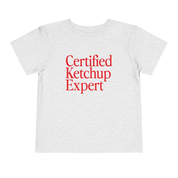 Ketchup Expert Toddler Shirt Gifts Boy Girl Size 2T-5T