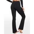 thumbnail image 2 of Pantalones INGIA Leggings Mini Acampanados de Cintura Alta 79 cm Negro Talla L, 2 of 6