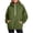 Army Green, variant on AKOEE Half Zip Oversized Hoodies for Women with Pocket High Neck Hooded Sweatshirt Jacket Casual Long Sleeve (L, Black)