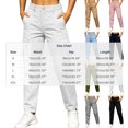 thumbnail image 2 of Dagugfen Cargo Pants for Women Straight Slim Leg Elastic Waist Outdoor Activewear Hiking Camping Pants with Multi Pockets(L,Black), 2 of 6