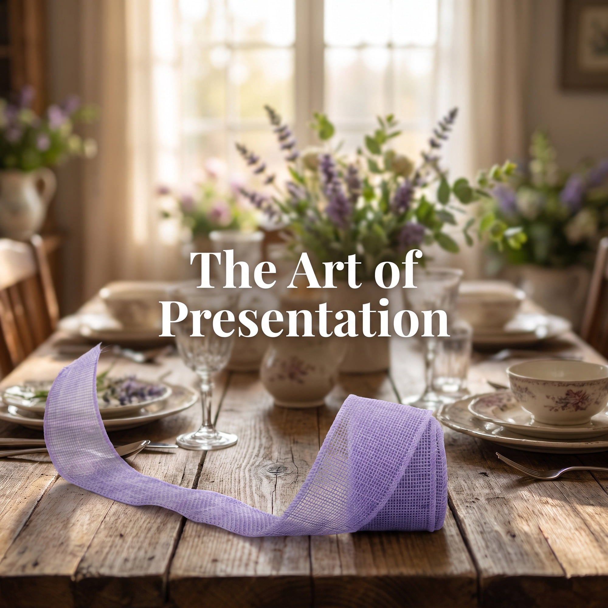 Unique Bargains Faux Burlap Ribbon for Elegant Gift Decoration Purple 4.9 Yard