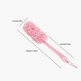 thumbnail image 3 of 1X Brush Back Scrubber for Shower Loofah Long Handle Bath Body Brush Soft Nylon Mesh Sponge for Shower Loofah on A Stick for Men Women Exfoliating Scrub Cleaning Luffa for Elderly, 3 of 8
