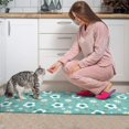 thumbnail image 3 of Pioneer Flower Floral Print Pattern Kitchen Rugs Sets Of 2, Anti Fatigue Non Slip Washable Floor Mats for Kitchen Sink Laundry, 17X30 Inch + 17X47 Inch, 3 of 6