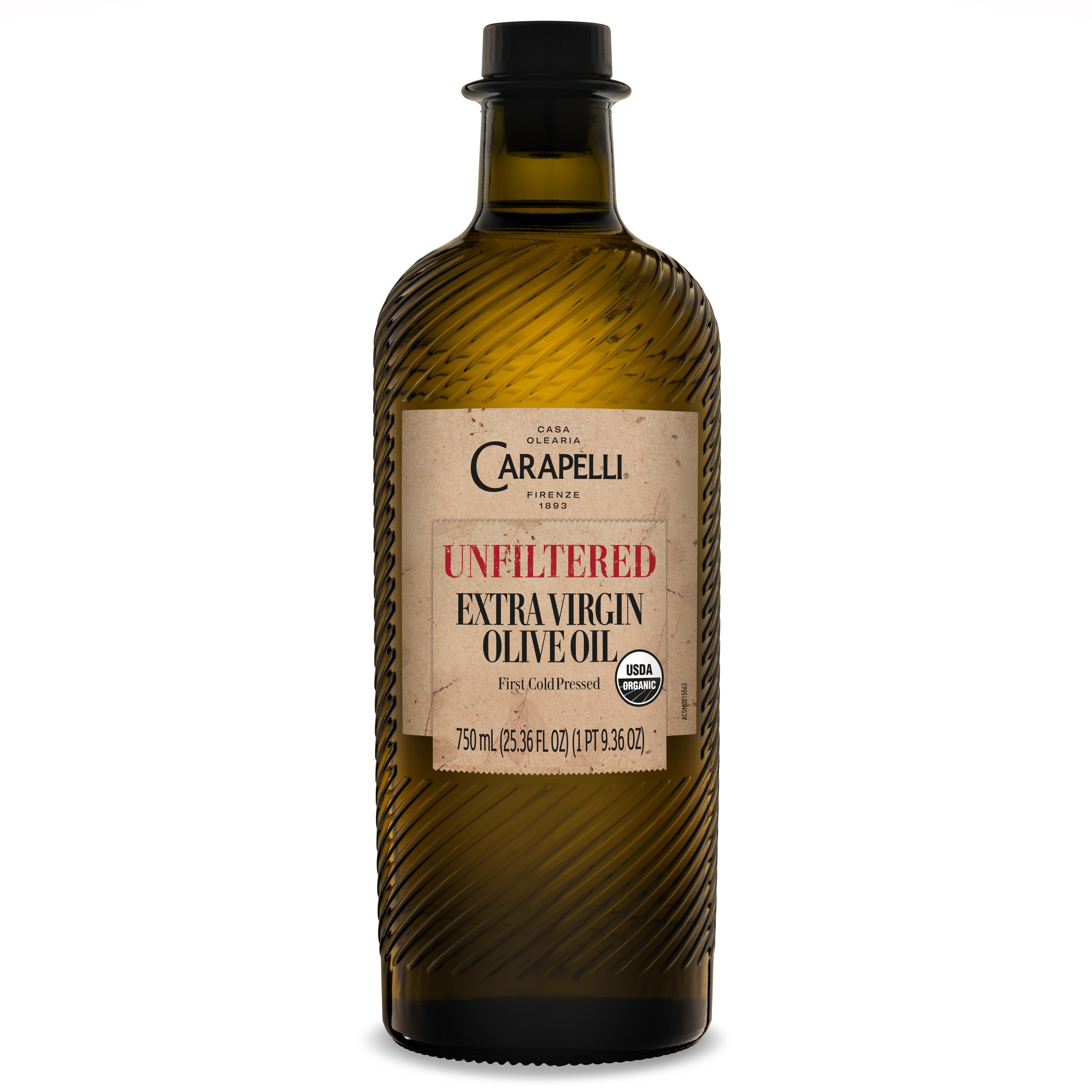 Carapelli Unfiltered Organic Extra Virgin Olive Oil 25.36 oz