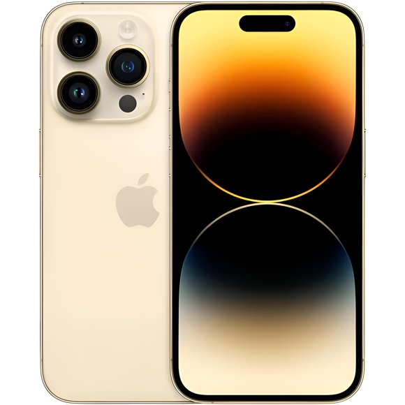 Refurbished Apple iPhone 14 Pro Max - 128GB – Gold – 48MP Triple Rear & 12MP Front Camera - Fully Unlocked Smartphone - Excellent Condition