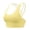 Yellow, variant on vdgthytj Sports Bras for Women Breathable Wireless Padded Underwear Supportive Crisscross Back Full Coverage Workout Bras(X-Large,Yellow)