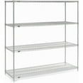 thumbnail image 2 of Global Industrial 18547Z 54 x 18 x 74 in. Nexel Poly-Z-Brite Wire Shelving, Clear, 2 of 4