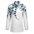 thumbnail image 4 of Watercolor Floral Long Sleeve Blouse Woman Streetwear Casual Shirts Summer Oversize Woman Streetwear Clothing Birthday Present, 4 of 7