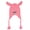 Pink Bunny, variant on Elf The Movie Adult Buddy The Elf Character Costume Long Pom Beanie