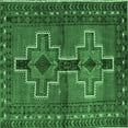 thumbnail image 1 of Ahgly Company Indoor Square Persian Emerald Green Traditional Area Rugs, 4' Square, 1 of 4