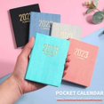 thumbnail image 4 of facefd Notebook Week Calendar Pocket Notebooks Lightweight Portable Diary Cahier School Business Academic Student Teacher Blue, 4 of 9