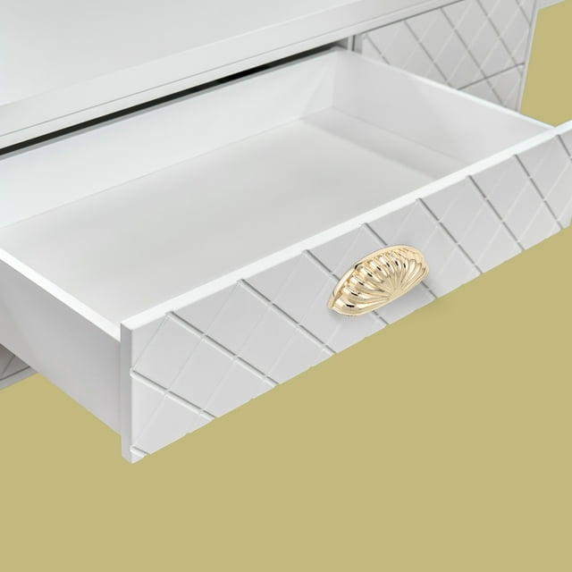 CRAFTHROU 2 Pcs Tiroirs Modernes en Alliage de Zinc Prise Confortable pour Meubles