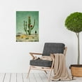 thumbnail image 2 of Surreal Mexican Desert Cactus Cacti Landscape Large Wall Art Poster Print Thick Paper 18X24 Inch, 2 of 4