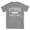 thumbnail image 1 of Pittsburgh Pennsylvania Classic Established Men's Cotton T-Shirt, 1 of 1