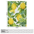 thumbnail image 4 of ONETECH Lemon Yellow Green Blanket, Soft Blankets Flannel Bed Throw Cozy Lightweight Plush Gifts for Women Men Boys Girls Kids Sofa Couch Bedroom Living Rooms Warm All Season, Home Decor, 4 of 6