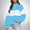 Light Blue, variant on QUNYINEY Mock Neck Oversized Sweatshirt for Women Long Sleeve Colorblock Half Zip Tops Casual Long Sleeve Pullover Workout Loose Fit Sweatshirts