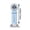 Blue, variant on Portable Fan, 5-In-1 Handheld Mist Spray Ice Compress Foldable Mini Air Conditioner, Usb Rechargeable with Digital Display, Semiconductor Cooling, 3600Mah Battery, for Travel Commute Office