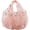 Pink, variant on Pkhoxwe Embroidery Flower Handbag Transparent Mesh Shopping Bag Beach Mesh Tote Bag for Women Travel Shopping Daily Use