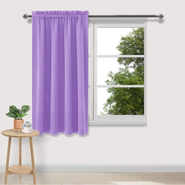 PRETXORVE Rideaux Isolation Thermique Économie Rideaux de Chambre et de Cuisine Rideaux Scandinaves Couleur Unie Soie