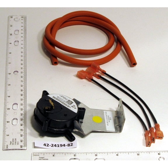 Rheem Furnace Parts 42-24194-82 - Spst Pressure Switch .30 Wc 1/4 Barbed Connectio