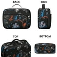 thumbnail image 3 of Lunch Box with Padded Liner Spacious Insulated Lunch Bag Durable Men Bento Bag with Strap for Commuters Outdoor Enthusiasts School Sports Office/Work Meals Picnic & Camping, 3 of 6