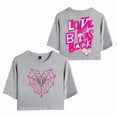 thumbnail image 4 of AJ Lee Love Bites Back Merch Merch T-Shirt For Women&Girls Midriff Short Sleeve Summer Clothing Vest Tee, 4 of 6