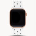 thumbnail image 2 of Kate Spade White and black polka dot-print silicone 38mm/40mm/41mm band for Apple Watch KSS0102, 2 of 3