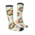 thumbnail image 3 of Daiia Sports Socks Vintage Bike Flower Butterfly Printed Novelty Crew Socks for Men Women Knee High Socks Cotton Socks Soft & Breathable Support Unisex Socks, 3 of 9