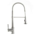 thumbnail image 1 of ZLINE Apollo Robinet de Cuisine en Nickel Brossé (APL-KF-BN), 1 of 4