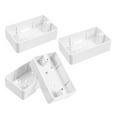 thumbnail image 3 of KAKOWELY 4 Pcs Plastic Electrical Outlet Box Weatherproof Mount Plug And Receptacle Protector 2-Gang Junction Box For Switches Home Improvement4.72"X2.87"X1.38", 3 of 4