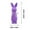 Purple, variant on Sruoe Easter Flocked Bunny Decor with Bow, Easter Decorations Soft Foam Rabbit for Easter, Easter Bunny Tabletop Ornamen for Party Prop Basket Filler, Bunnies Decoration Farmhouse