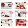 thumbnail image 4 of Machine Manuelle de Farce à Saucisses à la Main Saucisson Salami MakerFunnel Blanc, 4 of 6