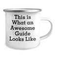 thumbnail image 2 of A Guide to Camping Adventure, Unique Birthday Unique Gift for Guide Enthusiasts, Funny Quote from This Is What An Awesome Guide Looks Like, Gifts from Friends to Guide, Guide Camping Mug, 2 of 4