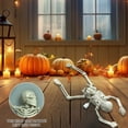 thumbnail image 5 of Halloween Crawling Skeleton Clockwork Wind Up Horror Toy Creepy Skeleton Model Decoration Halloween Decor Clearance, 5 of 6