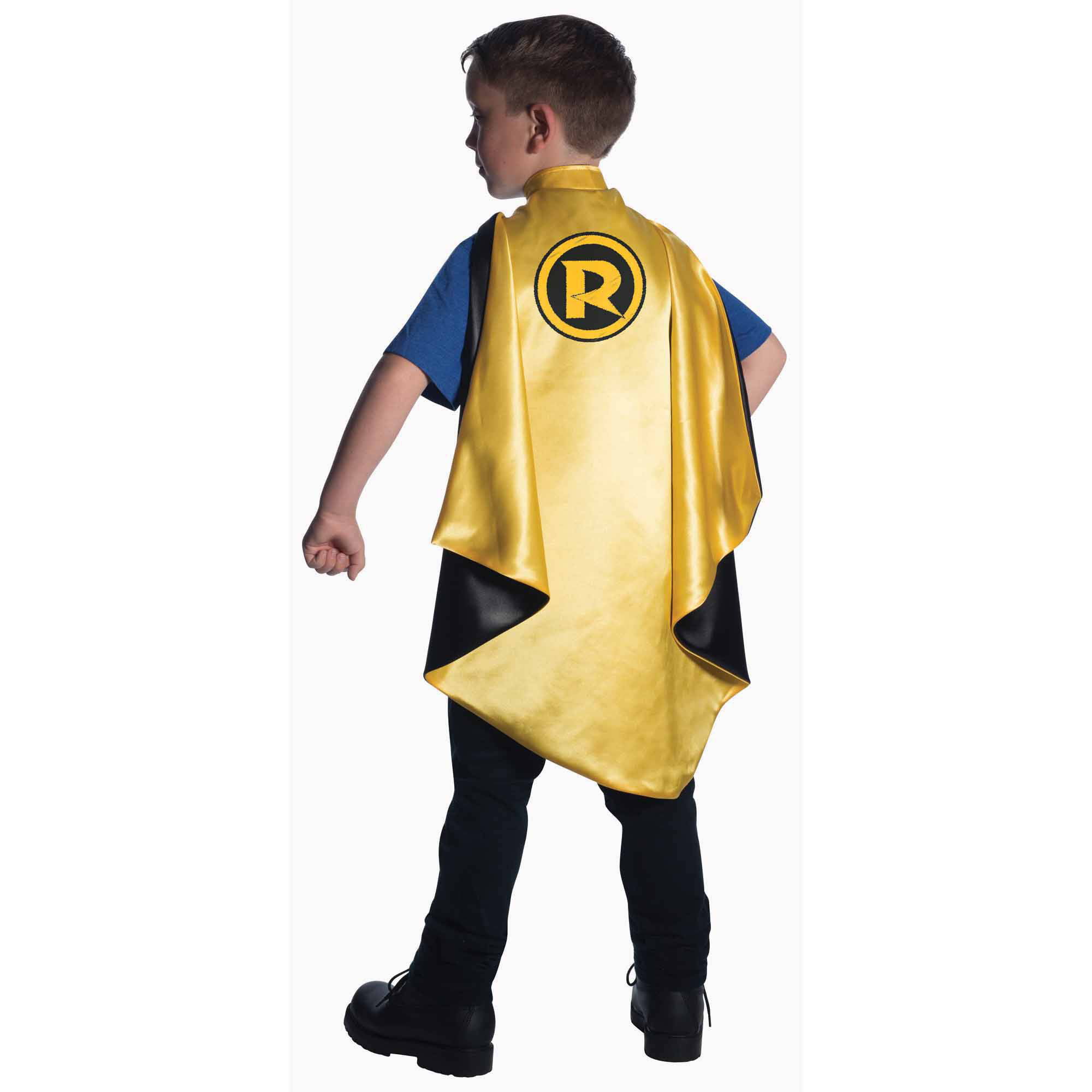 Robin Deluxe Adult Cape Yellow Rubies 