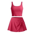 thumbnail image 5 of Yievot Two Piece Swimsuits for Women Modest Bathing Suit with Swim Skirt Tummy Control Padded Swimwear, 5 of 5