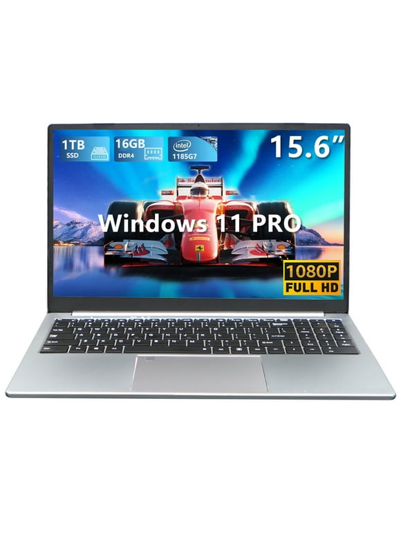 KUU Gaming Laptop, 15.6" Full HD, Intel Core i7, Iris Xe Graphics, 16GB DDR4 1TB SSD, Fingerprint Reader, Backlit Keyboard, Wi-Fi 6, Windows 11 Pro