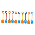 thumbnail image 4 of RUNROTOO 10Pcs Assorted Color Plastic Garden Shovels for Outdoor Sand and Snow Activities, 4 of 8