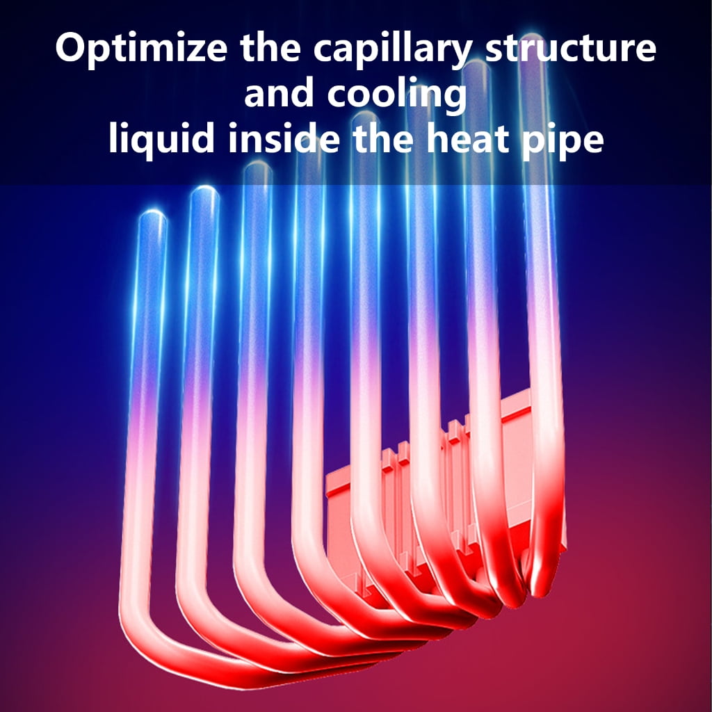 WINDLAND CPU Coolers with 8 Heatpipes TDP 200W with UT12015 FDB Fan for Superior Cooling Efficiency in All Systems
