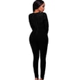 thumbnail image 3 of Femmes Clubwear Été Combinaison Bodycon Partie Romper Pantalon Pantalon Long, 3 of 4