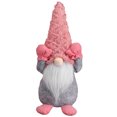 thumbnail image 2 of Adornos navideños, muñecos decorativos, adornos navideños, anciano sin rostro levanta su mano muñeca, decoraciones de ventanas rosa Wmkox8yii fhajkh2880, 2 of 5