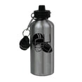thumbnail image 1 of Personalized Custom Football Aluminum Silver Finish 20 Ounce 600ML Sport Water Bottle Customizable, 1 of 4