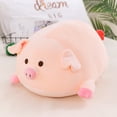 thumbnail image 2 of Fat Pig Doll Pink Cute Soft Cartoon Pig Plush Stuffed Toy Birthday Gift Home Decoration Ornaments Pillow for Girls and Children zhangyuxiang LED, 2 of 2