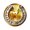 B, variant on Hioecau Brooch Pin Golden Horseshoe Design Scratch Resistant Brooch Round Shape Lapel Badge Clothes Accessories