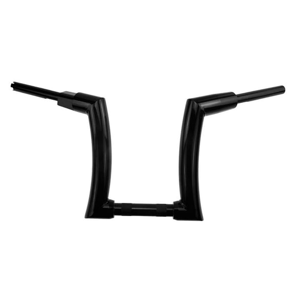 Black 12"Ape Hanger Handlebar 1.25"Rise For Harley Softail Breakout FatBoy 00-20