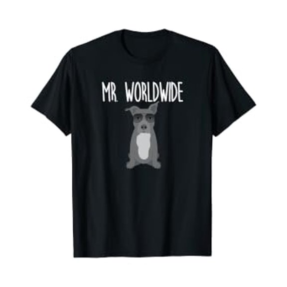 Mr Worldwide Pitbull Graphic T-Shirt, Size S-5XL