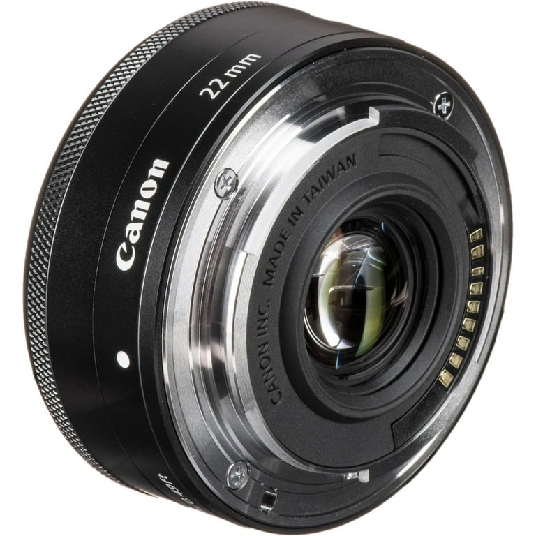 Canon EF-M 22mm f/2 STM Lens in Black (White Box) Compatible with